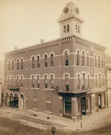 Deadwood's pride The elegant City Hall, 1890. Creator: John C. H. Grabill