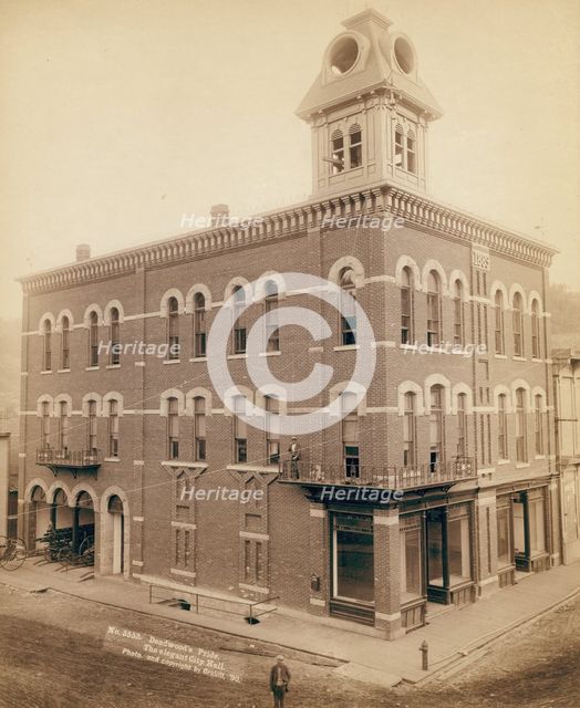 Deadwood's pride The elegant City Hall, 1890. Creator: John C. H. Grabill.