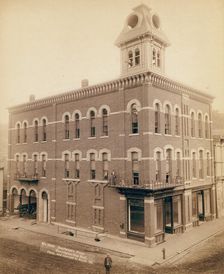 Deadwood's pride The elegant City Hall, 1890. Creator: John C. H. Grabill