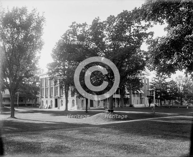 Deaf and Dumb Asylum, Jacksonville, Ill., between 1880 and 1901. Creator: Unknown.