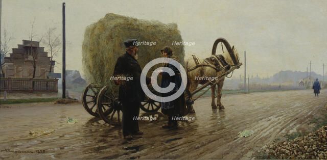 Deal, 1889. Artist: Kasatkin, Nikolai Alexeyevich (1859-1930)