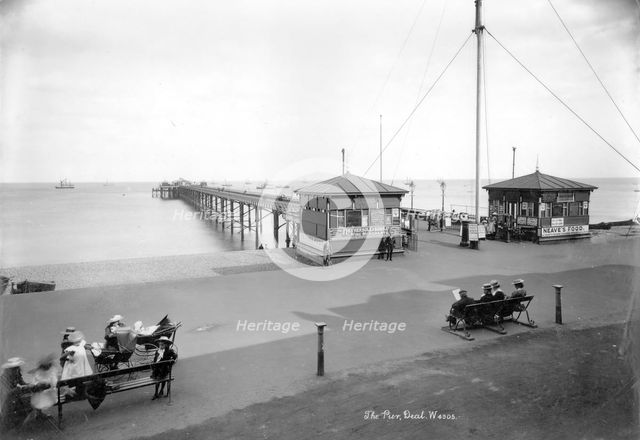 Deal Pier, Deal, Kent, 1890-1910. Artist: Unknown