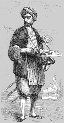 Dealer in Sweetmeats; Industrious Classes in Constantinople 1854. Creator: Unknown