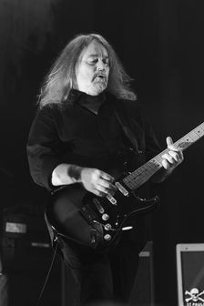 Dean White, New Model Army live at the Roundhouse, London, May 2024. Creator: Annapaola Marchesani