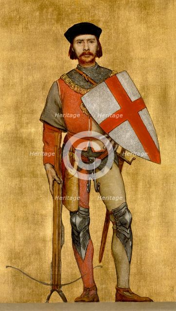 Dean of the Armed Guild of Saint George, 1889. Creator: Albrecht De Vriendt.