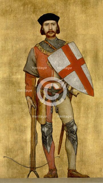 Dean of the Armed Guild of Saint George, 1889. Creator: Albrecht De Vriendt.