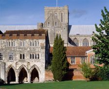 Deanery and Cathedral, Winchester, Hampshire, 2006. Creator: John Critchley