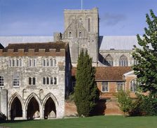 Deanery and Cathedral, Winchester, Hampshire, 2006. Creator: John Critchley