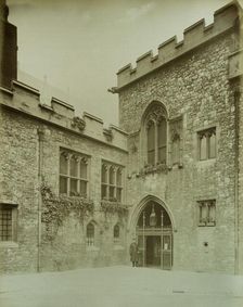 Dean's Yard, Westminster Abbey, London, 1886. Artist: Henry Bedford Lemere
