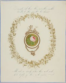 Dearest, I Love Thee (valentine), c. 1850. Creator: Unknown