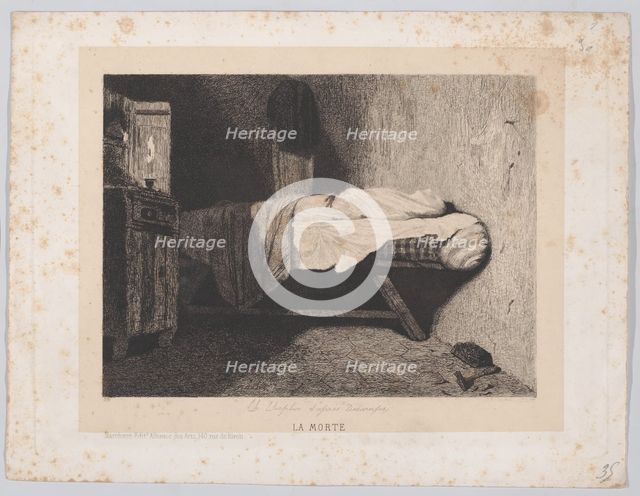 Death, 1845-60. Creator: Charles Chaplin.