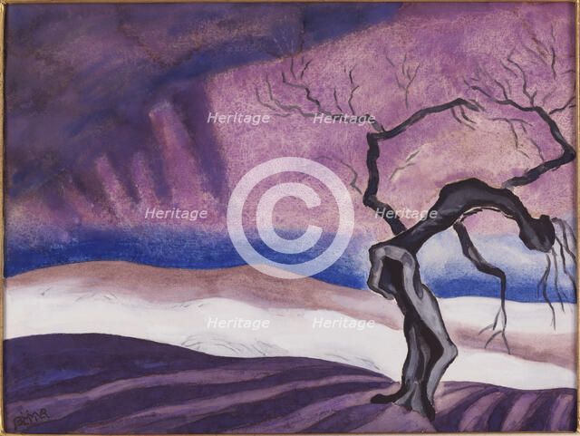 Death, 1926. Creator: Oscar Bluemner.