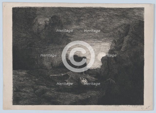 Death, 19th century. Creator: Alphonse Edouard Enguérand Aufray de Roc'Bhian.