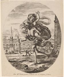 Death Carrying a Child to the Left, probably 1648. Creator: Stefano della Bella