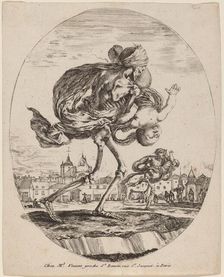 Death Carrying a Child to the Right, probably 1648. Creator: Stefano della Bella