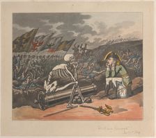 Death and Bonaparte, The Two Kings of Terror, January 1, 1814., January 1, 1814. Creator: Thomas Rowlandson