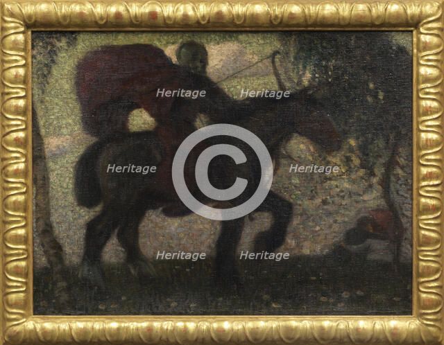 Death and lovers, c.1890. Creator: Stuck, Franz, Ritter von (1863-1928).