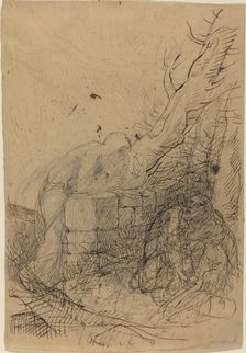 Death and the Woodcutter. Creator: Alphonse Legros