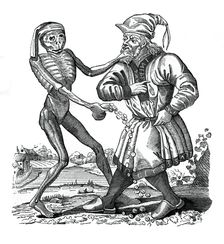 Death and the Jew an episode from the Dance of Death, 1441, (1870)