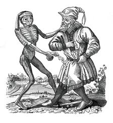 Death and the Jew an episode from the Dance of Death, 1441, (1870)