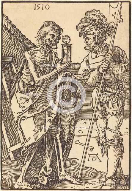 Death and the Lansquenet, 1510. Creator: Albrecht Durer.