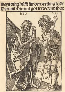 Death and the Lansquenet, 1510. Creator: Albrecht Durer