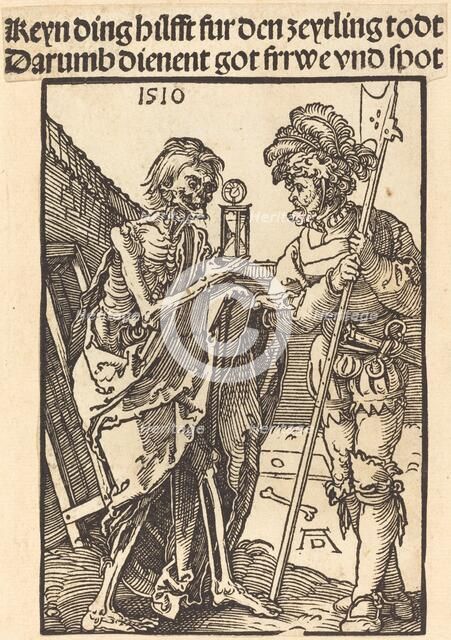 Death and the Lansquenet, 1510. Creator: Albrecht Durer.
