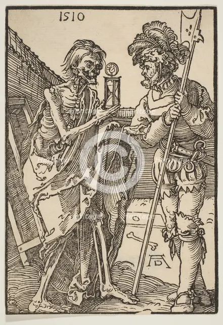 Death and the Lansquenet.n.d. Creator: Albrecht Durer.