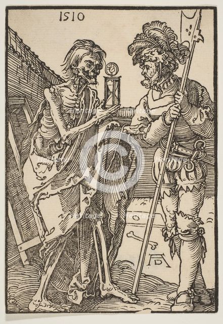 Death and the Lansquenet.n.d. Creator: Albrecht Durer.