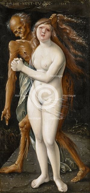 Death and the Maiden (Baldung), 1517. Creator: Hans Baldung.