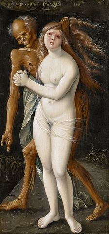 Death and the Maiden (Baldung), 1517. Creator: Hans Baldung
