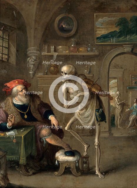 Death and the miser. Creator: Frans Francken II.