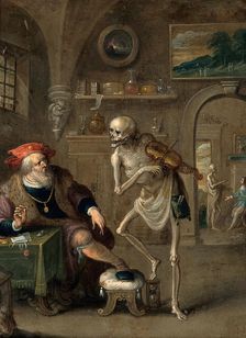 Death and the miser. Creator: Frans Francken II