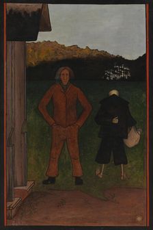 Death and the Peasant, 1896. Creator: Hugo Simberg