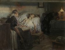 Death is Near, 1898. Creator: Otto Heichert