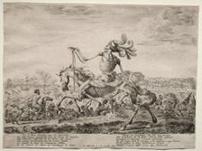 Death on the Battlefield, 1646-1647. Creator: Stefano Della Bella (Italian, 1610-1664)