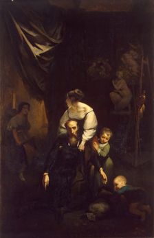Death of Correggio, 1834. Creator: Octave Tassaert