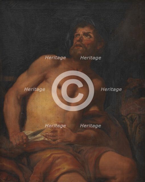 Death of Cato the Younger, 1647-1698. Creator: Johann Carl Loth.