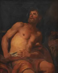 Death of Cato the Younger, 1647-1698. Creator: Johann Carl Loth