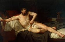 Death of Cato of Utica, 1795. Creator: Guillaume Lethiere