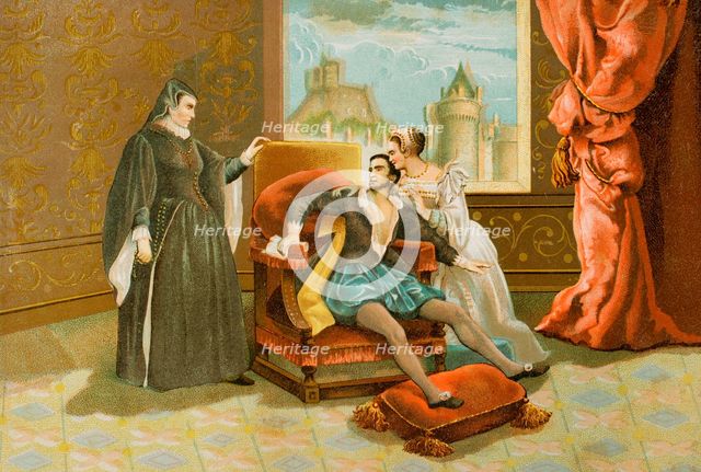 Death of Charles IX, 1886.  Creator: Unknown.