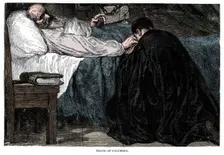 Death of Christopher Columbus, 1506, (1872)