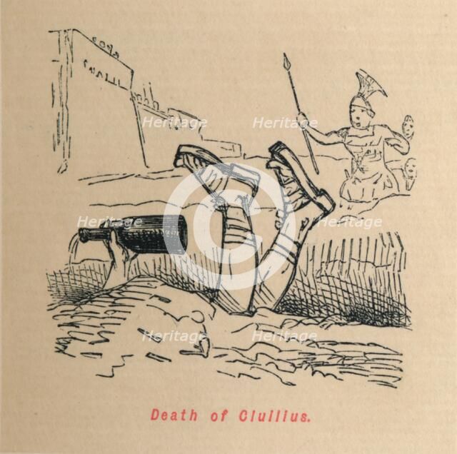 'Death of Ciuilius', 1852. Artist: John Leech.