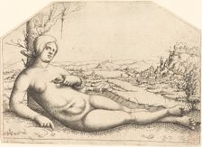 Death of Cleopatra, 1547. Creator: Augustin Hirschvogel