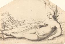 Death of Cleopatra, 1547. Creator: Augustin Hirschvogel
