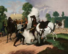 Death of Czachowski, after 1863. Creator: Unknown