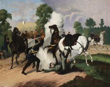 Death of Czachowski, after 1863. Creator: Unknown