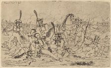 Death of a Russian General (Le Mort d'un general russe), 1814. Creator: Gerhardus Emaus De Micault