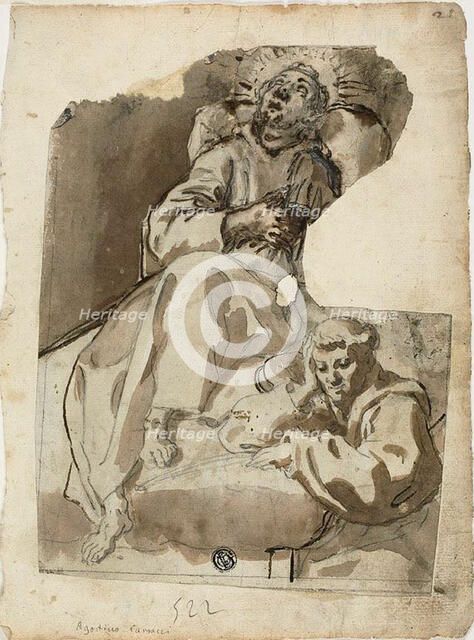 Death of a Saint, c.1580. Creator: Unknown.