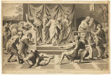Death of Ananias, 1795. Creator: John Constable